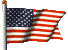 Waving USA flag